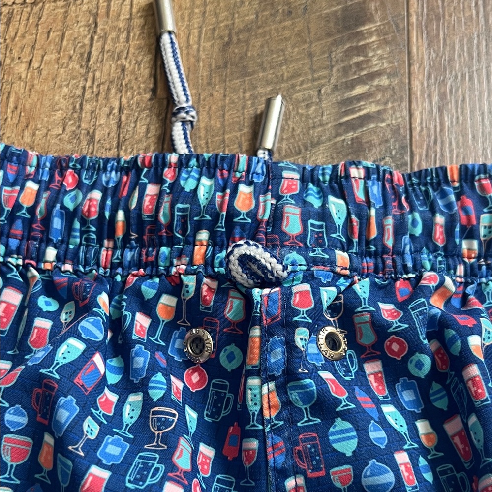 Peter Millar Multicolor Patterned Athletic Shorts - image 4
